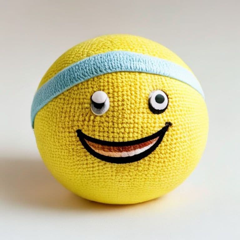 Ace the tennis ball plushy