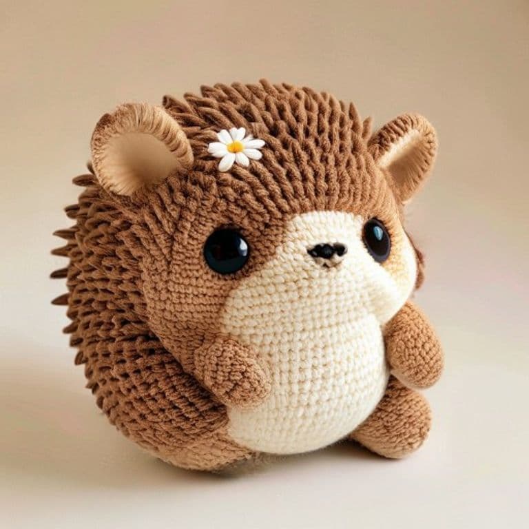 Bramble the hedgehog plushy