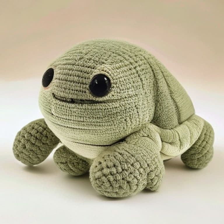 Pebble the turtle plushy
