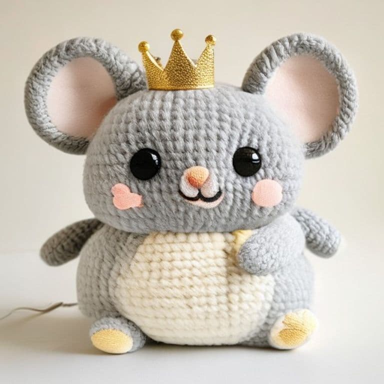 Sir Nibbles the mouse plushy